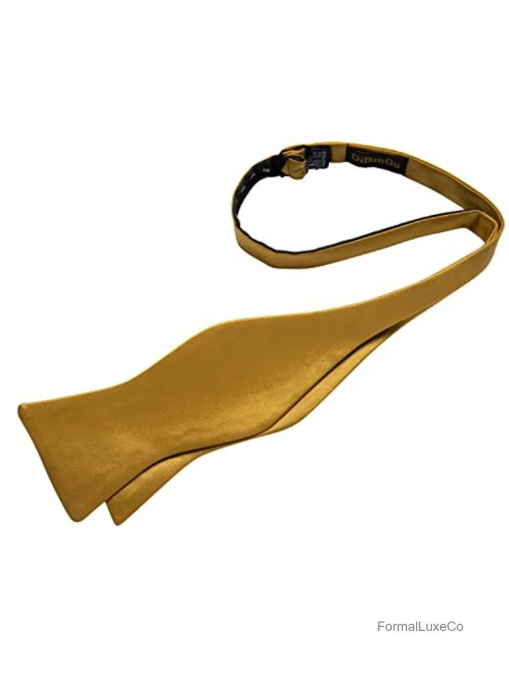 Silk Satin Self Tie Bow Tie Set W/ Pocket Square & Cufflinks